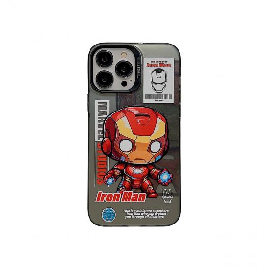 iPhone Uyumlu Iron Man Kabartmalı iPhone TPU Kılıf